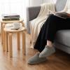 image:imageCUSHIONAIRE Hilo3 Cozy Suede Womens Slippers Soft Faux Fur Lined Slip On House Shoes for Women with Cushioned Memory FoamGrey 2