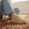 image:imageCUSHIONAIRE Hilo3 Cozy Suede Womens Slippers Soft Faux Fur Lined Slip On House Shoes for Women with Cushioned Memory FoamSand 2