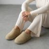 image:imageCUSHIONAIRE Hilo3 Cozy Suede Womens Slippers Soft Faux Fur Lined Slip On House Shoes for Women with Cushioned Memory FoamSand Breeze Genuine Suede