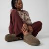 image:imageCUSHIONAIRE Hilo3 Cozy Suede Womens Slippers Soft Faux Fur Lined Slip On House Shoes for Women with Cushioned Memory FoamTaupe Earth Genuine Suede