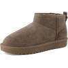 image:imageCUSHIONAIRE Hip3 Genuine Suede Leather Ankle Boots for Women  Pull On Cozy Faux Fur Boots Womens Shoes with Comfortable Memory FoamBrown Genuine Suede