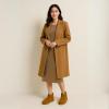 image:imageCUSHIONAIRE Hip3 Genuine Suede Leather Ankle Boots for Women  Pull On Cozy Faux Fur Boots Womens Shoes with Comfortable Memory FoamChestnut Genuine Suede