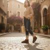 image:imageCUSHIONAIRE Hip3 Genuine Suede Leather Ankle Boots for Women  Pull On Cozy Faux Fur Boots Womens Shoes with Comfortable Memory FoamChocolate Genuine Suede