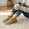 image:imageCUSHIONAIRE Hip3 Genuine Suede Leather Ankle Boots for Women  Pull On Cozy Faux Fur Boots Womens Shoes with Comfortable Memory FoamSand Genuine Suede