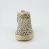 image:imageCUSHIONAIRE Hip3 Genuine Suede Leather Ankle Boots for Women  Pull On Cozy Faux Fur Boots Womens Shoes with Comfortable Memory FoamTan Spotted Genuine Suede