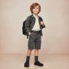 image:imageCUSHIONAIRE Kids Hana Cork footbed clog with Genuine Leather upper Faux Fur lining and ComfortBlack