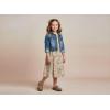 image:imageCUSHIONAIRE Kids Hana Cork footbed clog with Genuine Leather upper Faux Fur lining and ComfortBrown Nubuck