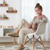 image:imageCUSHIONAIRE Kids Hana Cork footbed clog with Genuine Leather upper Faux Fur lining and ComfortTaupe