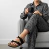 image:imageCUSHIONAIRE Luna Sandals for Women Cork Footbed Womens Sandals for Summer Comfort with Adjustable Straps Wide Width AvailableBlack
