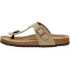 image:imageCUSHIONAIRE Mens Leah Cork footbed Sandal with ComfortTaupe Nubuck