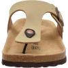 image:imageCUSHIONAIRE Mens Leah Cork footbed Sandal with ComfortTaupe Nubuck