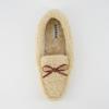 image:imageCUSHIONAIRE Star Womens Faux Sherpa Moccasin Slippers  Cozy IndoorOutdoor SlipOn with Memory Foam amp Durable Rubber Sole Wide Widths AvailableBeige