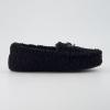 image:imageCUSHIONAIRE Star Womens Faux Sherpa Moccasin Slippers  Cozy IndoorOutdoor SlipOn with Memory Foam amp Durable Rubber Sole Wide Widths AvailableBlack