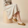 image:imageCUSHIONAIRE Stella Womens Moccasin Slippers  Faux Fur Lining Memory Foam amp Wide Widths AvailableChestnut
