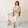 image:imageCUSHIONAIRE Stella Womens Moccasin Slippers  Faux Fur Lining Memory Foam amp Wide Widths AvailableKhaki