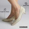 image:imageCUSHIONAIRE Womens Bay Kitten Heel Dress Shoe Memory Foam Wide Widths AvailableBeige