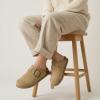 image:imageCUSHIONAIRE Womens Blain Genuine Suede SlipOn Clogs with  Memory Foam amp Chic Buckle Mule  Comfortable NonSlip Wide Widths AvailableBiscuit Suede