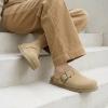 image:imageCUSHIONAIRE Womens Blain Genuine Suede SlipOn Clogs with  Memory Foam amp Chic Buckle Mule  Comfortable NonSlip Wide Widths AvailableKhaki Suede