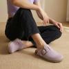 image:imageCUSHIONAIRE Womens Blain Genuine Suede SlipOn Clogs with  Memory Foam amp Chic Buckle Mule  Comfortable NonSlip Wide Widths AvailableLavender