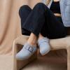 image:imageCUSHIONAIRE Womens Blain Genuine Suede SlipOn Clogs with  Memory Foam amp Chic Buckle Mule  Comfortable NonSlip Wide Widths AvailableLight Blue