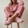 image:imageCUSHIONAIRE Womens Blain Genuine Suede SlipOn Clogs with  Memory Foam amp Chic Buckle Mule  Comfortable NonSlip Wide Widths AvailableLight Pink