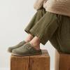 image:imageCUSHIONAIRE Womens Blain Genuine Suede SlipOn Clogs with  Memory Foam amp Chic Buckle Mule  Comfortable NonSlip Wide Widths AvailableMoss