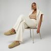 image:imageCUSHIONAIRE Womens Blain Genuine Suede SlipOn Clogs with  Memory Foam amp Chic Buckle Mule  Comfortable NonSlip Wide Widths AvailableSand Suede