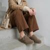 image:imageCUSHIONAIRE Womens Blain Genuine Suede SlipOn Clogs with  Memory Foam amp Chic Buckle Mule  Comfortable NonSlip Wide Widths AvailableTaupe Suede