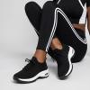 image:imageCUSHIONAIRE Womens Blaze Stretch Knit Slip on lace Sneaker Memory Foam amp LiteSole TechnologyBlackWhite
