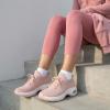 image:imageCUSHIONAIRE Womens Blaze Stretch Knit Slip on lace Sneaker Memory Foam amp LiteSole TechnologyBlush