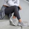 image:imageCUSHIONAIRE Womens Blaze Stretch Knit Slip on lace Sneaker Memory Foam amp LiteSole TechnologyGreyWhite