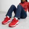image:imageCUSHIONAIRE Womens Blaze Stretch Knit Slip on lace Sneaker Memory Foam amp LiteSole TechnologyRed