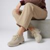 image:imageCUSHIONAIRE Womens Blaze Stretch Knit Slip on lace Sneaker Memory Foam amp LiteSole TechnologyTaupe