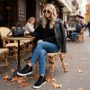 image:imageCUSHIONAIRE Womens Hart Hidden Wedge Sneaker Wide Width AvailableBlack
