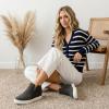image:imageCUSHIONAIRE Womens Hart Hidden Wedge Sneaker Wide Width AvailableBlack Canvas