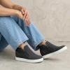image:imageCUSHIONAIRE Womens Hart Hidden Wedge Sneaker Wide Width AvailableBlack Canvas