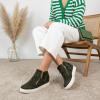 image:imageCUSHIONAIRE Womens Hart Hidden Wedge Sneaker Wide Width AvailableCamo Canvas