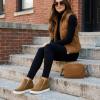image:imageCUSHIONAIRE Womens Hart Hidden Wedge Sneaker Wide Width AvailableCognac