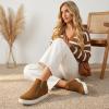 image:imageCUSHIONAIRE Womens Hart Hidden Wedge Sneaker Wide Width AvailableCognac
