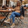 image:imageCUSHIONAIRE Womens Hart Hidden Wedge Sneaker Wide Width AvailableTaupe