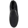 image:imageCUSHIONAIRE Womens Heaven Hidden Wedge Faux Shearling Sneaker Memory FoamBlack