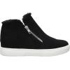 image:imageCUSHIONAIRE Womens Heaven Hidden Wedge Faux Shearling Sneaker Memory FoamBlack