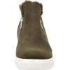 image:imageCUSHIONAIRE Womens Heaven Hidden Wedge Faux Shearling Sneaker Memory FoamOlive