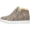 image:imageCUSHIONAIRE Womens Heaven Hidden Wedge Faux Shearling Sneaker Memory FoamSpotted Cheetah