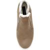 image:imageCUSHIONAIRE Womens Heaven Hidden Wedge Faux Shearling Sneaker Memory FoamTaupe