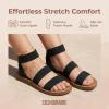 image:imageCUSHIONAIRE Womens Indego Stretch SandalBlack