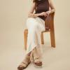image:imageCUSHIONAIRE Womens Indego Stretch SandalNatural Raffia Gore