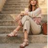 image:imageCUSHIONAIRE Womens Indego Stretch SandalNude