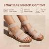 image:imageCUSHIONAIRE Womens Indego Stretch SandalNude
