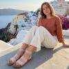image:imageCUSHIONAIRE Womens Indego Stretch SandalNude